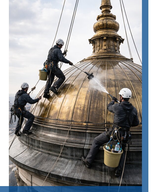Мойка куполов и шпилей в Котласе от 8290 р. - заказать | ВЫСОТНИК-Ктл