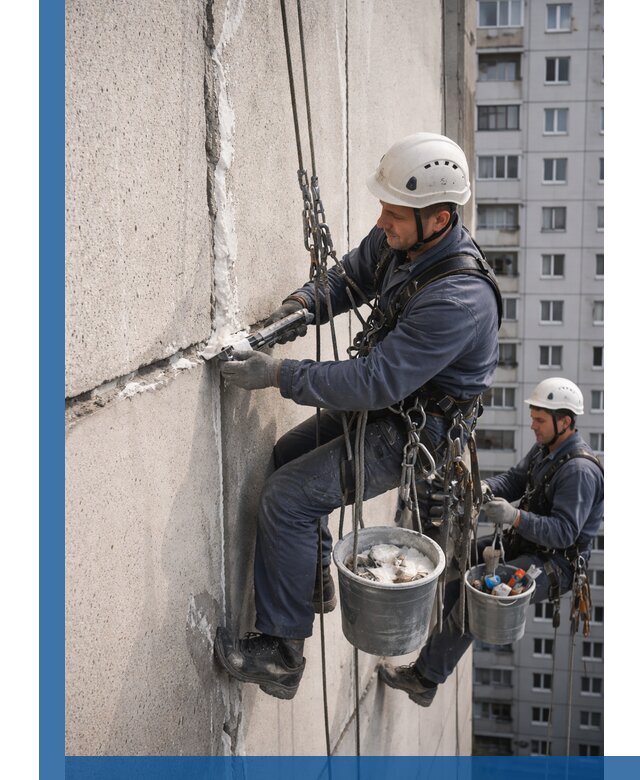 Утепление межпанельных швов в Котласе профессионально и надежно
