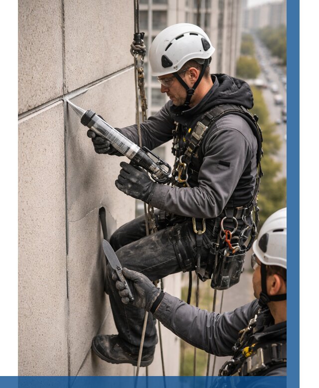 Первичная герметизация швов в Котласе от 622 р. | ВЫСОТНИК-Ктл