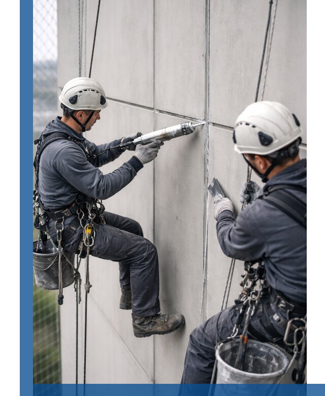 Первичная герметизация швов фасадов и кровель в Котласе