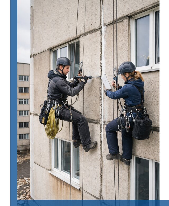 Герметизация межпанельных швов тёплым швом в Котласе