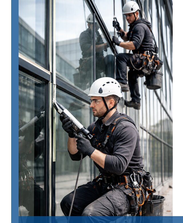 Герметизация витражных швов в Котласе для зданий и фасадов