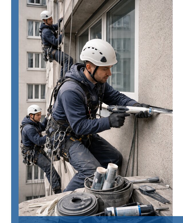 Герметизация швов лоджии в Котласе профессионально и надежно