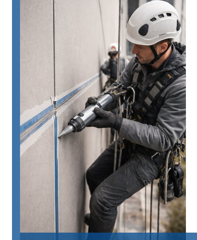 Герметизация стыков фасадных панелей в Котласе качественно и быстро