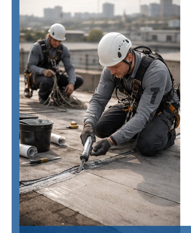 Аварийное и капитальное устранение протечек кровли в Котласе