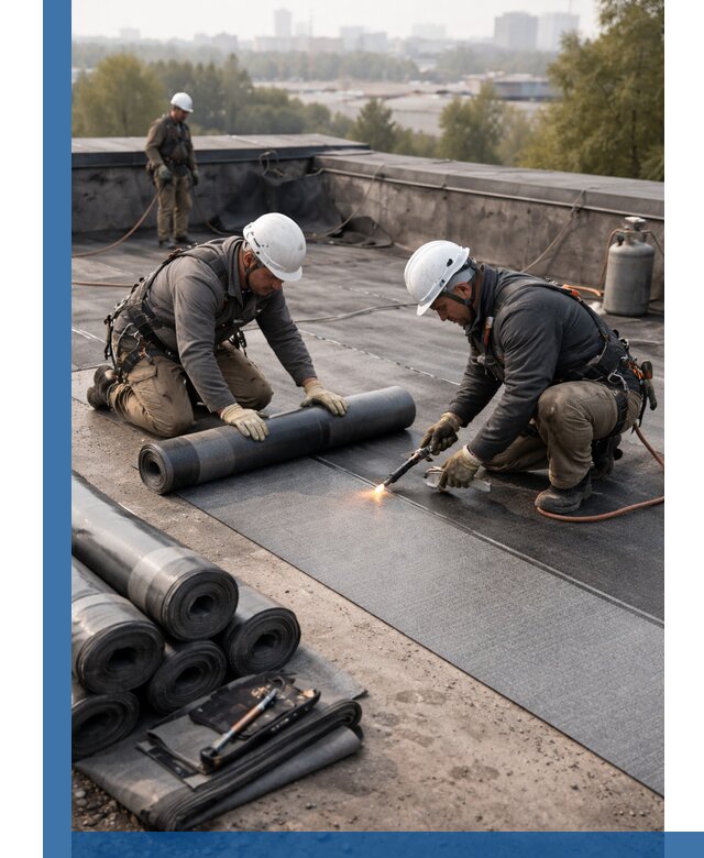Монтаж мягкой кровли в Котласе профессионально и надежно