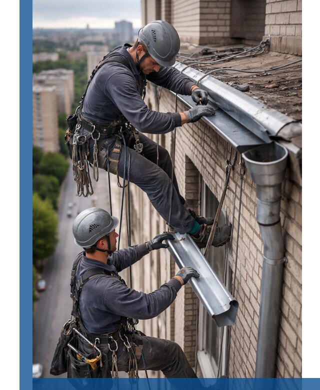 Ремонт водосточных желобов в Котласе, быстро и качественно