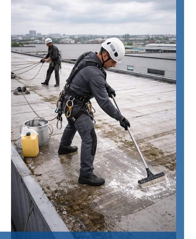 Очистка крыши по графику в Котласе от 7772 р. | ВЫСОТНИК-Ктл