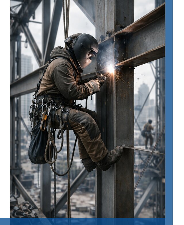 Высотные сварочные работы в Котласе от 3627 р. | ВЫСОТНИК-Ктл