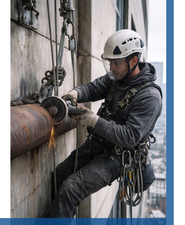 Резка металла на высоте в Котласе по цене от 4663 р. | ВЫСОТНИК-Ктл