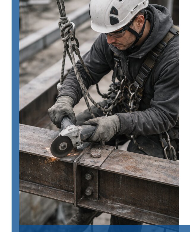 Резка металла на высоте в Котласе для зданий и конструкций