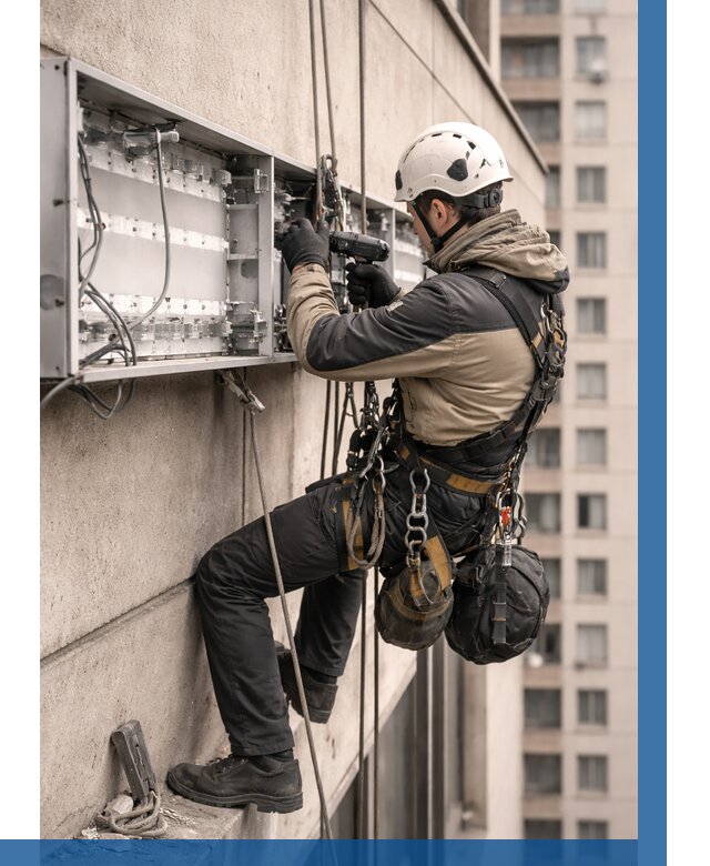 Ремонт вывески на высоте в Котласе от 4663 р. | ВЫСОТНИК-Ктл