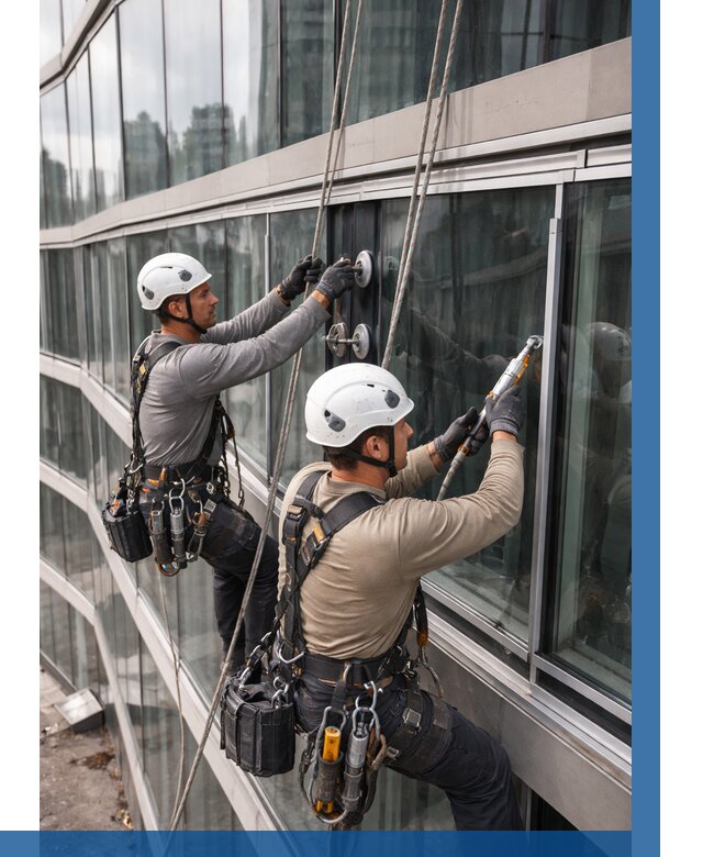 Радиусное остекление фасада в Котласе от 12436 р. | ВЫСОТНИК-Ктл