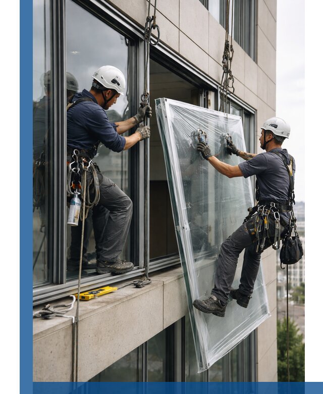 Профессиональная замена стекла в витраже в Котласе с гарантией