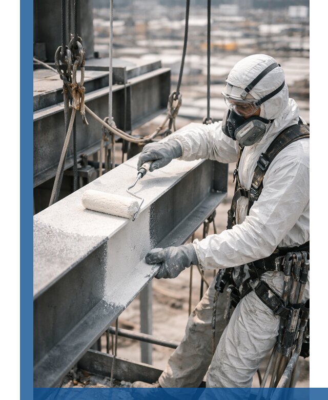 Профессиональная огнезащитная обработка металлоконструкций в Котласе