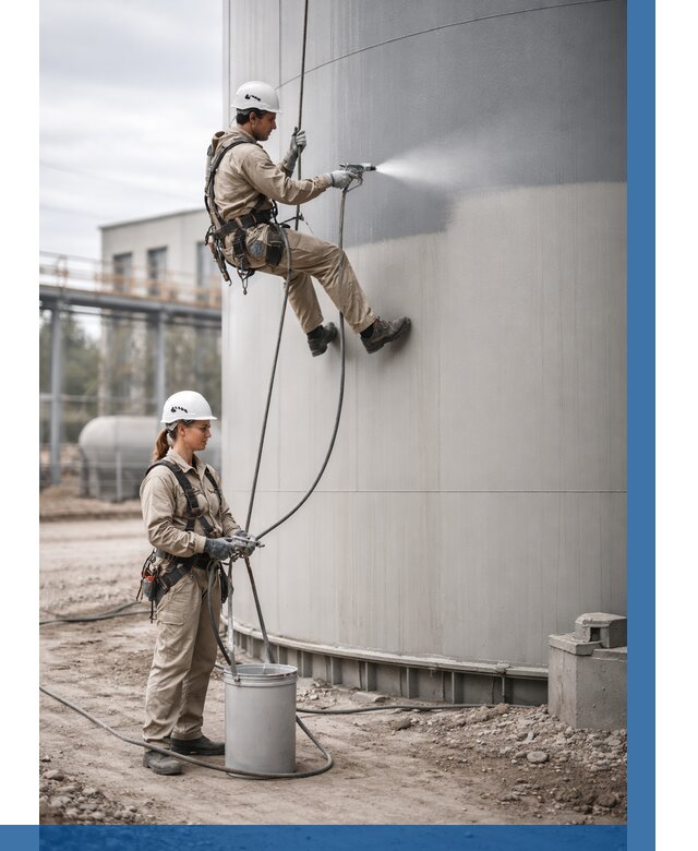 Покраска резервуаров в Котласе от 1244 р. | ВЫСОТНИК-Ктл — заказать