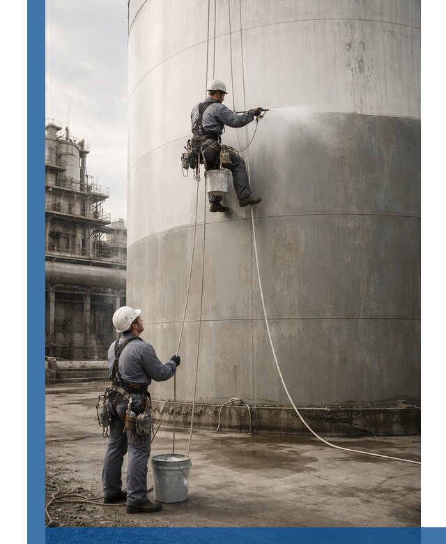 Покраска стальных резервуаров и емкостей в Котласе профессионально