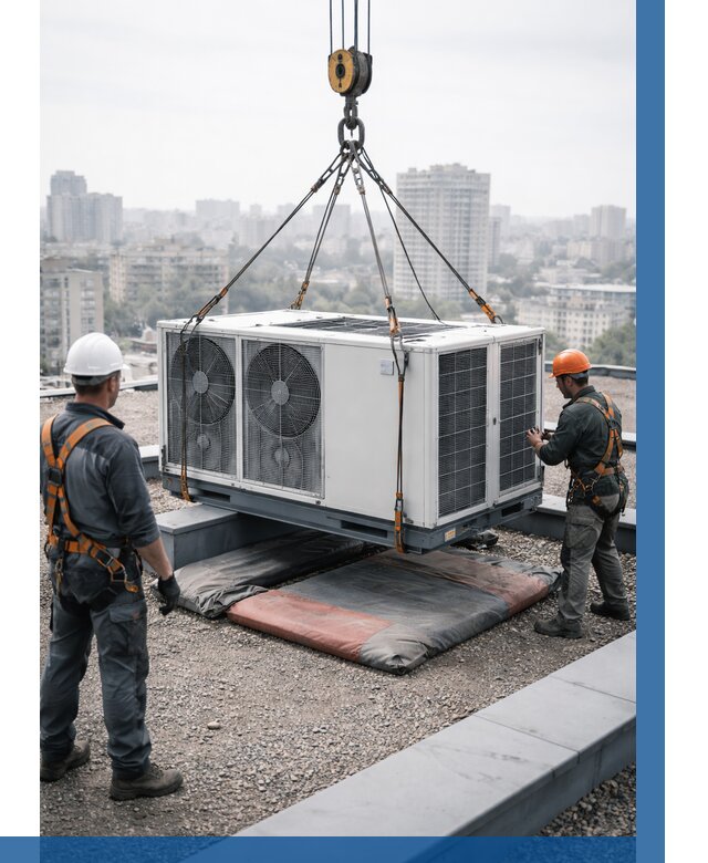 Подъем груза на крышу в Котласе от 5182 р. | ВЫСОТНИК-Ктл заказать