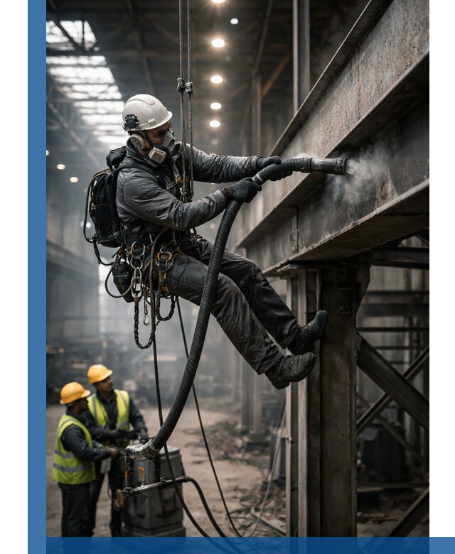 Обеспыливание конструкций в цехах промышленного производства в Котласе