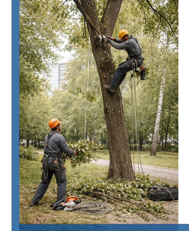 Санитарная обрезка деревьев в Котласе, профессионально и безопасно