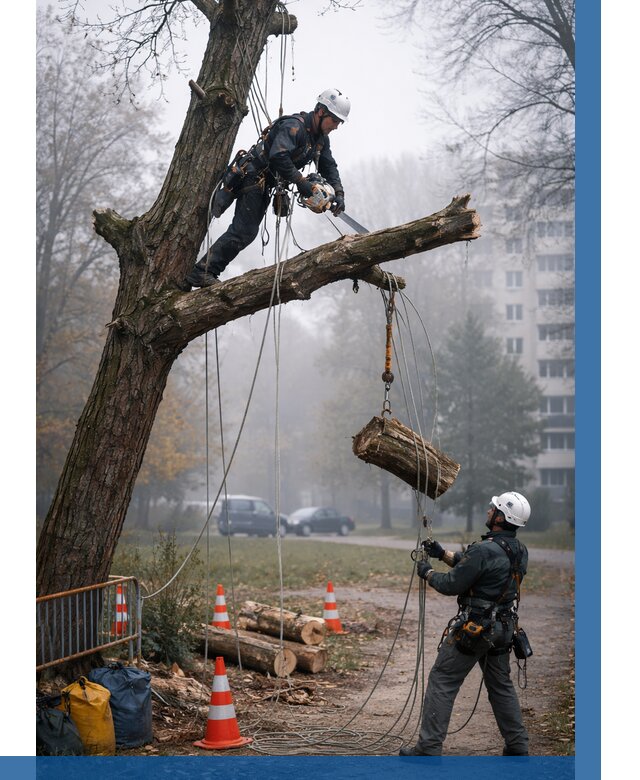 Удаление аварийных деревьев в Котласе от 15545 р. | ВЫСОТНИК-Ктл